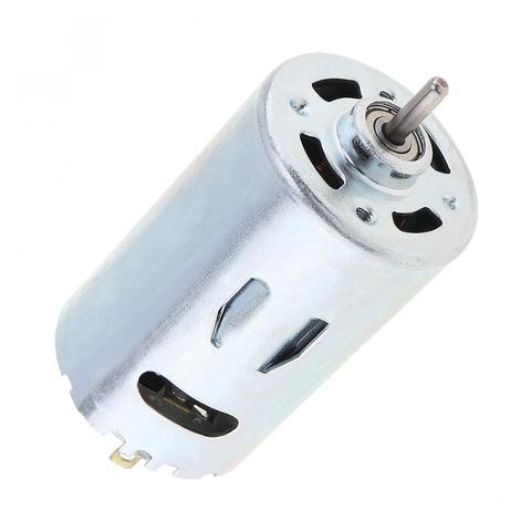 12-36 V 555 DC Motor de rodamiento de bolas con Motor de alta velocidad de par para el coche modelo DIY /Pequeño taladro Micro-máquina ► Foto 1/6