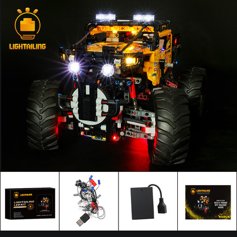 Kit de luz LED para coche, juego de iluminación todoterreno, ligero, para Technic 42099, 4X4, x-treme, (no incluye el modelo) ► Foto 1/6