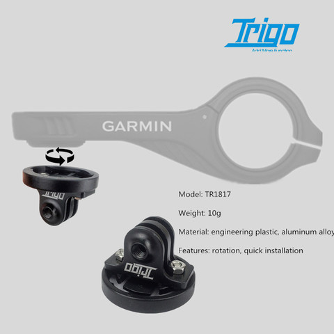 Hebilla rápida TRIGO Garmin, soporte codemímetro Gopro, desmontaje rápido ► Foto 1/2