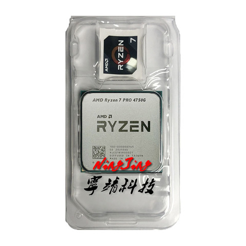 AMD Ryzen 7 PRO 4750G R7 PRO 4750G 3,6 GHz ocho núcleos 16 hilos 65W CPU procesador 100-000000145 enchufe AM4 nuevo pero no enfriador ► Foto 1/2