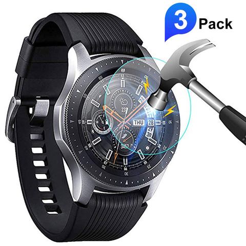 Protector de pantalla de vidrio templado para Samsung Galaxy Watch, película protectora 9h para Gear S3 S2, 46mm, 42mm, 3/1 Uds. ► Foto 1/6