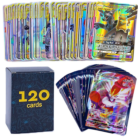 TAKARA TOMY-Juego de cartas coleccionables de pokemon GX para niños, cartas brillantes, juguete de batalla ► Foto 1/6