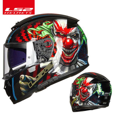 LS2-casco de moto de cara completa FF390, protección para la cabeza con sistema libre de niebla ► Foto 1/4