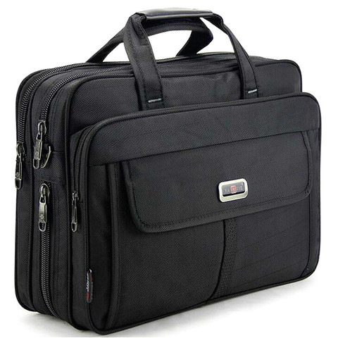 Maletín impermeable de nailon para hombre y mujer, bolsa de mano masculina para oficina, BOLSA DE TRABAJO, para negocios, para ordenador de 15,6 pulgadas ► Foto 1/6