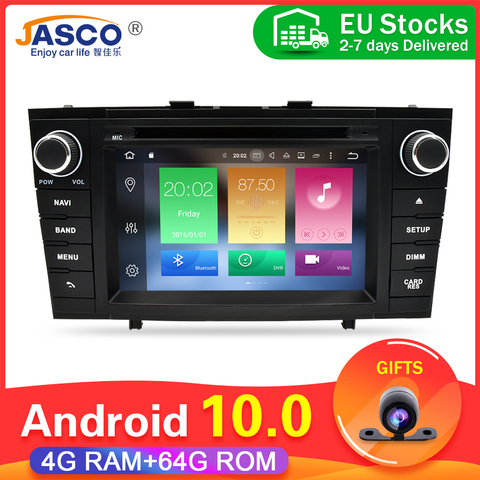 Android 9,0 coche DVD Multimedia estéreo Unidad Principal para toyota T27 Avensis 2009-2014 Auto PC Radio navegación GPS de Audio y Video 4G RAM ► Foto 1/5