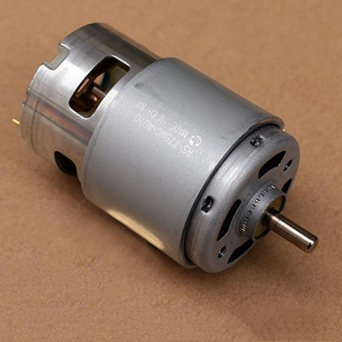 Nuevo Mabuchi RS-775WC Motor DC 12V 12V 14,4 V 18V 19,2 V 300W de alta velocidad de alta potencia par herramienta de jardín eléctrico Motor de taladro eje de 5mm ► Foto 1/5