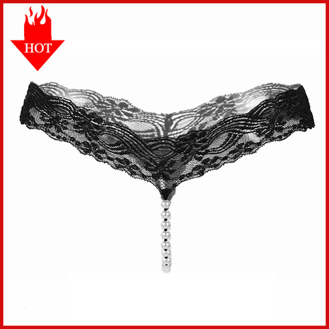 VDOGRIR ropa interior de las mujeres caliente erótico Sexy tangas bragas porno transparente de encaje ropa interior, ver a través de Femme usar Tanga ► Foto 1/6