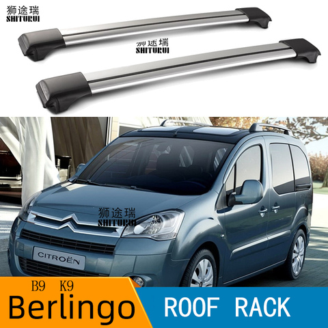 Barras de techo para coche, accesorio de aleación de aluminio, baca de barras cruzadas, carga de equipaje, 2008 KG, para citroen-berlingo B9 K9 [2022-200], 2 uds. ► Foto 1/1