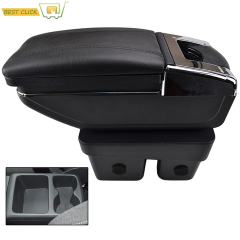 Reposabrazos de consola central, caja de almacenamiento para VW Golf Mk7 7 2013 2014 2015 2016 2017, reposabrazos giratorio, piezas de accesorios para Interior de coche ► Foto 1/6