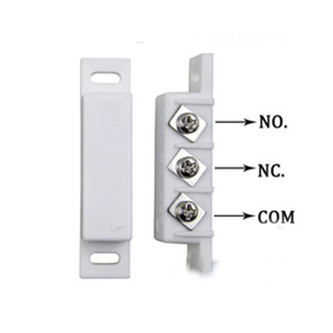 Interruptor Magnético para sistema de alarma de seguridad, Sensor de contacto para puerta y ventana, NC, NO combinado ► Foto 1/6