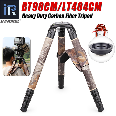 Trípode De Fibra De Carbono de camuflaje para cámara DSLR, soporte de cámara profesional resistente para observación de aves, Ultra estable, tubo de 40mm, carga de 40kg ► Foto 1/6