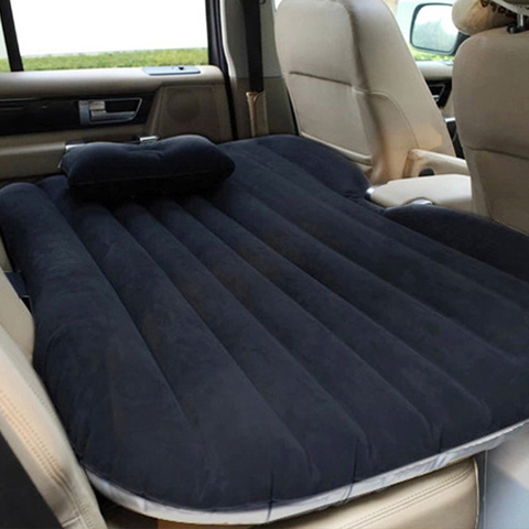 Colchones inflables para viajar en coche, cama universal para asiento trasero, sofá multifuncional, almohada, cojín y colchoneta para acampar al aire libre ► Foto 1/6