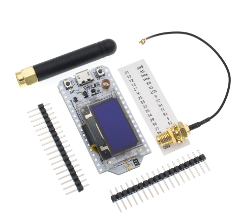 SX1276 SX1278 ESP32 LoRa, 868 MHz/915 MHz/433 MHz de 0,96 pulgadas de pantalla OLED azul Bluetooth WIFI Kit Placa de desarrollo ► Foto 1/5