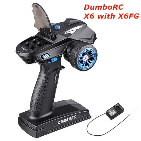 DumboRC-transmisor X6 RC 2,4G, 6 canales con receptor X6FG, accesorio para coche de Control remoto, barco, tanque, vehículo RC, modelo juguete partes ► Foto 1/6