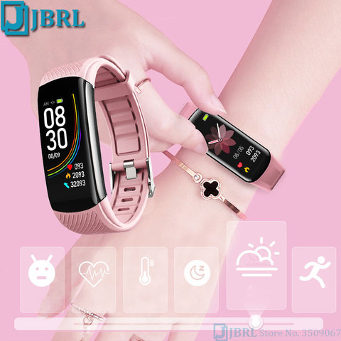 Reloj inteligente electrónico con Bluetooth para hombre y mujer, reloj inteligente con control de temperatura para Android IOS y Fitness ► Foto 1/6