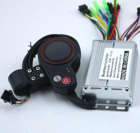 GREENTIME, controlador de motos eléctricas BLDC de 36V/48V, 350W, GT-100 sin escobillas y pantalla LCD de controlador de velocidad, un juego ► Foto 1/4