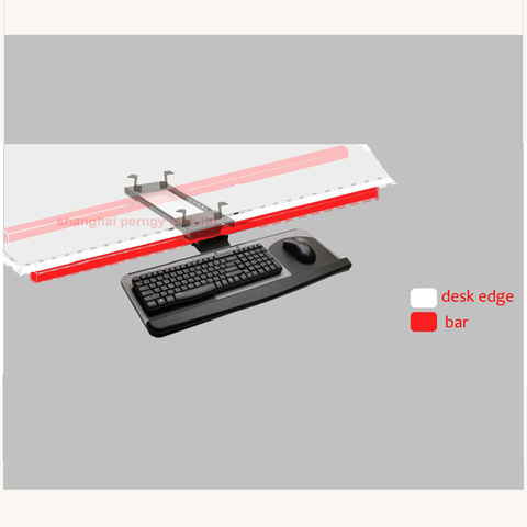 Soporte de montaje de placa de kayboard ergonómico de DL-DA4, almohadilla de ratón para ordenador portátil, juego de oficina, inclinación, giro, elevación hacia arriba ► Foto 1/2