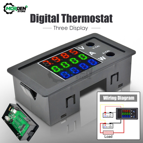 Medidor de potencia Digital LED de 4 bits, 0,28 pulgadas, voltímetro, amperímetro, Detector, Monitor de voltaje de voltios, 100V, 10A, 1000W ► Foto 1/6