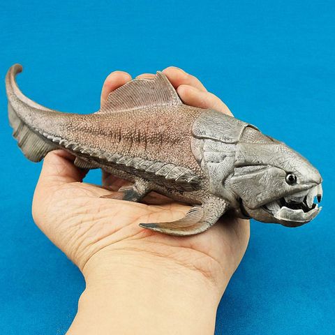 Figuras de acción de plástico de 21cm, modelo de la vida marina, Dunkleosteus, dinosaurios, modelo de pez, decoración, juguetes educativos de colección ► Foto 1/6