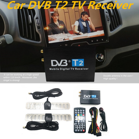 Receptor TV TDT DVB-T DVB-T2 H.264 Digital TV Doble Antena 