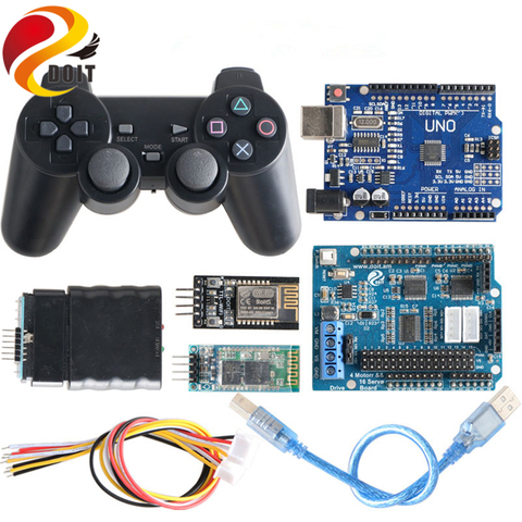 SZDOIT-Kit de Control de mango Wifi/Bluetooth, Servo de 16 canales y placa de accionamiento de Motor de 4 canales + Placa de desarrollo, Robot RC para Arduino ► Foto 1/6