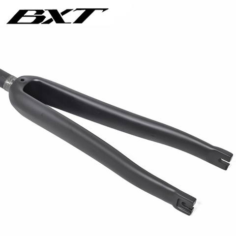 BXT-horquilla de carbono para bicicleta de carretera, pieza para bici de carretera recta 1-2022 to1-1/8, 700c, negro mate/brillante, nuevo, 1/8 ► Foto 1/6