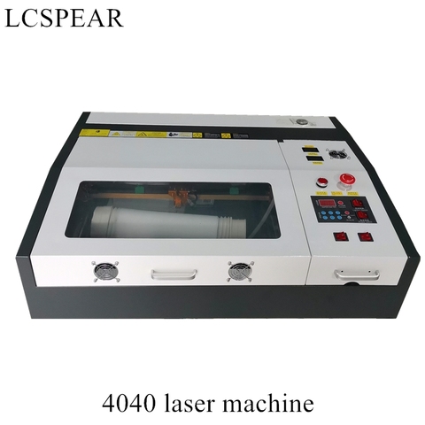 Máquina de grabado y corte láser CO2 4040 de 50W con mesa de trabajo alveolar arriba y abajo ► Foto 1/6