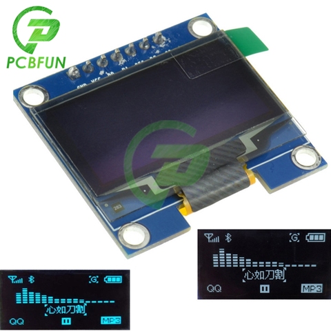 Color blanco 128X64 OLED de 1,3 pulgadas LCD Módulo De Pantalla LED para Arduino 1,3 