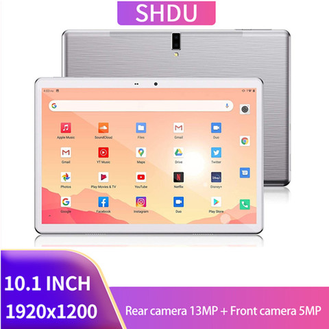 2022 nuevo Tablet Pc 10,1 pulgadas Android 10,0 tabletas 64GB ROM Octa Core Google Play 3g 4g llamada telefónica LTE GPS WiFi Bluetooth 10 pulgadas ► Foto 1/6