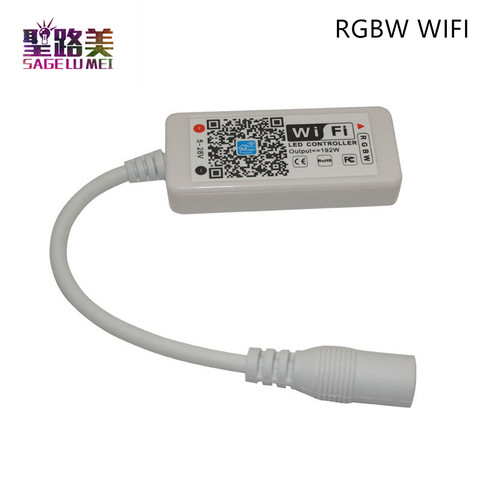 Controlador led RGB / RGBW Wifi, 16 millones de colores, control de música y temporizador, minicontrolador wifi controlador rgb led ► Foto 1/6