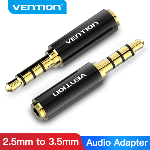 Vention-Adaptador de Audio de 3,5mm a 2,5mm, conector auxiliar de 2,5mm a 3,5mm para cable de altavoz de teléfono móvil, 3,5 ► Foto 1/6