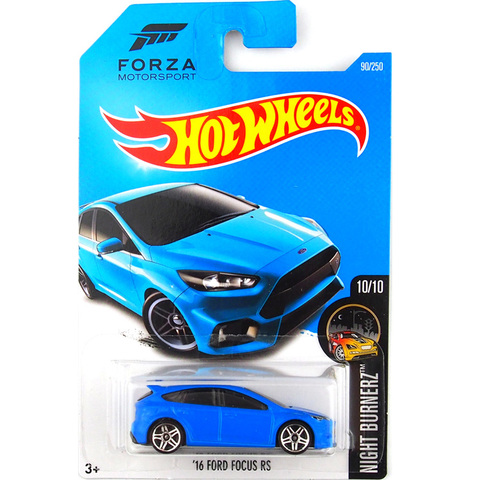 Hot Wheels-coche FORD FOCUS RS Forza edición coleccionable, modelos de Metal fundido a presión, regalo para niños, 1:64 ► Foto 1/4