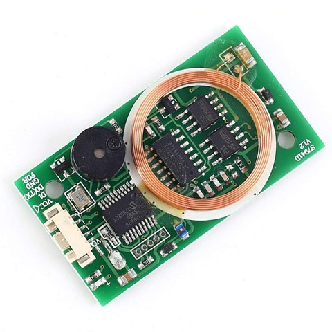 Taidacent-Módulo lector RFID de Frecuencia Dual, 125KHZ, 13,56 MHZ, lector de escritor RFID, placa PCB, 12V, MINI UART WG, módulo lector de tarjetas de identificación ► Foto 1/5