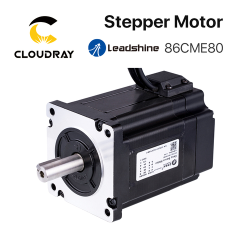 Bucle de cerrado Leadshine Nema 34 paso a paso Motor (86CME80) 8N m 6.0A con codificador de Motor para el Router CNC fresadora de Grabado de la máquina ► Foto 1/6