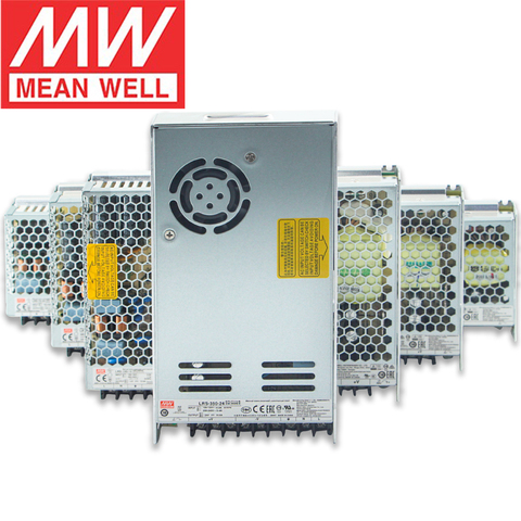 MEAN WELL-fuente de alimentación conmutada de tipo cerrado, serie LRS, 3,3 V, 5V, 12V, 15V, 24V, 36V, 48V, meanwell DC ► Foto 1/6