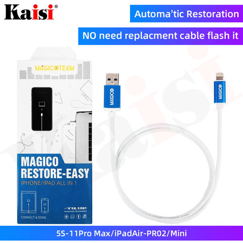 Magico-Cable de restauración automática DFU para iPhone iPad, restauración automática, modo de recuperación automática, actualización en línea, verificación del número de serie ► Foto 1/6