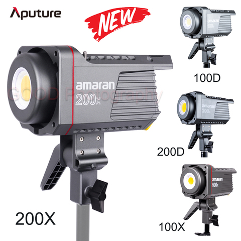 Amaman Aputure-luz de estudio 100D 200D 100X 200X 5600K 2700-6500K 100W 200W, iluminación de fotografía para cámara, vídeo y foto ► Foto 1/6
