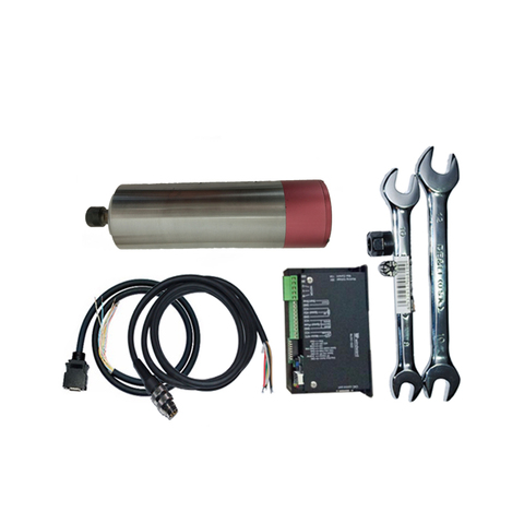 Motor de husillo sin escobillas ER8, 250w, 24000rpm, controlador MACH3, kits de husillo CNC DC36V para fresado de perforación CNC, talla ► Foto 1/4