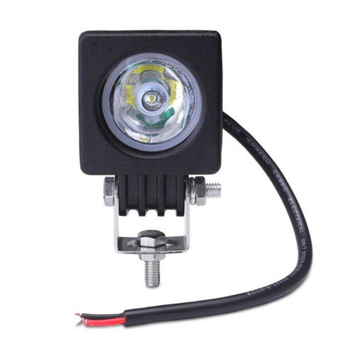 MINI 10W LED luz de trabajo fuera de carretera 12V 24V coche motocicleta bicicleta SUV camión ATV UTE AWD 4X4 furgoneta de acampada Faro de conducción auxiliar ► Foto 1/6