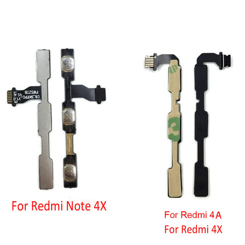 Botón de encendido y volumen para Xiaomi Redmi 4, 4X, 4A, Note 2, 3, 4X, 5, 5A, 6, 7, botón de encendido y apagado, Cable flexible para MI A1, 5X, 5, 9, A2 Lite, A3 ► Foto 1/5