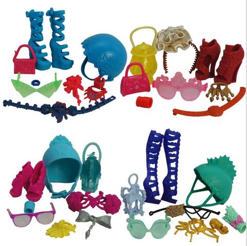 Monstering-accesorios para muñecas de alta calidad, mochilas, sombreros, collar con forma de zapatos, gafas, diademas, Juguetes DIY para niñas ► Foto 1/6