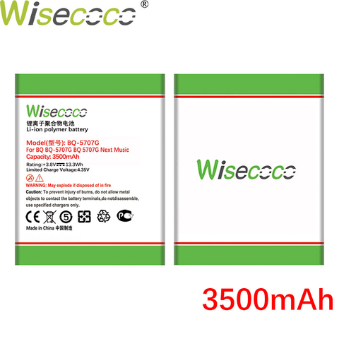 WISECOCO-batería de BQ-5707G de 3500mAh para BQ, BQS, 5707G, teléfono inteligente de nueva producción, batería de alta calidad, número de seguimiento ► Foto 1/3