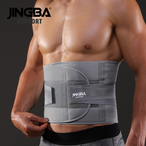 JINGBA-cinturón deportivo de soporte para fitness, cinturón de sudoración, recortador de musculación, fábrica de seguridad deportiva ► Foto 1/6