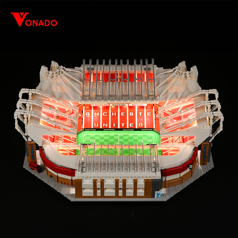 Vonado-Luz LED Compatible con bloque de arquitectura Old Trafford, juguete de campo de fútbol, Nou, campamento, Stadium, bloques de construcción, regalos ► Foto 1/6