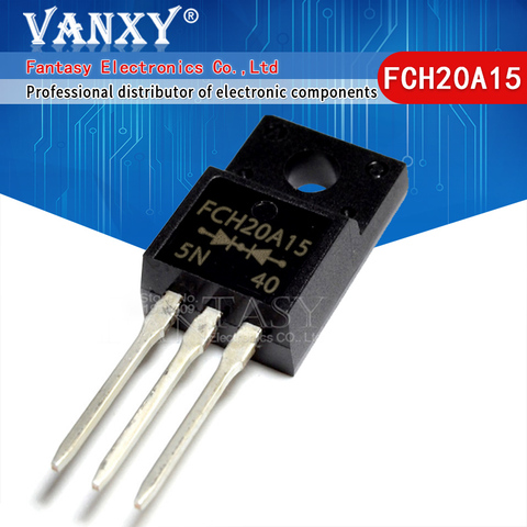 10 Uds FCH20A15 TO-220F 20A15-220 diodo rectificador de Schottky 150V 20A nuevo original ► Foto 1/2