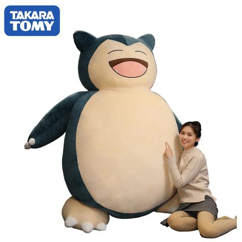 Muñeca juguetes de peluche Snorlax Kirby bestia elf grande lindo encantador de dibujos animados suave y grande almohada Animal relleno de la muñeca regalo para los niños ► Foto 1/6