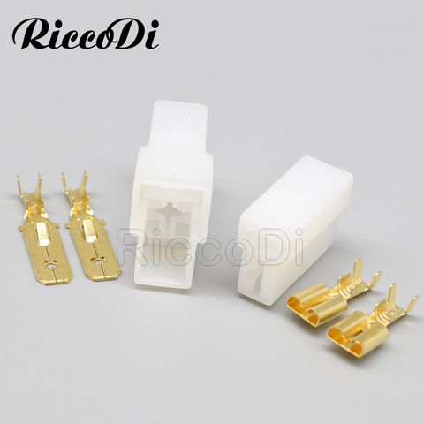 1-20kits 2 Pin Conector automotriz conector de arnés de cableado conector con Terminal de 180908-5-180907-5 ► Foto 1/4