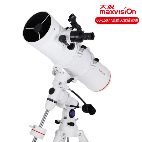 Telescopio astronómico Maxvision 150EQ 150/750mm paraboloide Newton Reflection, F5 con EXOS-1 soporte ecuatorial alemán ► Foto 1/4