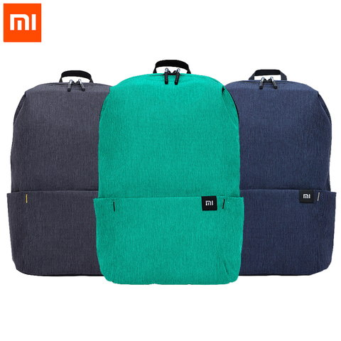 Original Xiaomi Color pequeño Mi pack gran capacidad Anti-agua bolsa Mi muchos amantes del Color pareja paquete para estudiante Younth hombre ► Foto 1/6