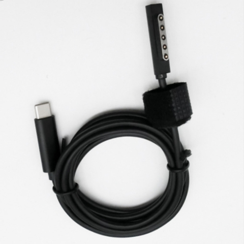 12V de carga USB tipo C adaptador de cargador de fuente de alimentación Cable de carga de Cable para Microsoft Surface Pro de 1/2 ► Foto 1/3